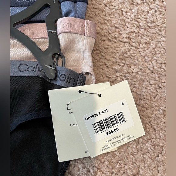 CALVIN KLEIN 3pcs Cotton Modal Blend Underwear - Picture 3 of 6